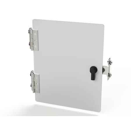 Saginaw Control & Engineering Panel, 10-1/2 in. H x 10-1/2 in. W x 0.08 in. L, Carbon Steel SCE-DFJ1212